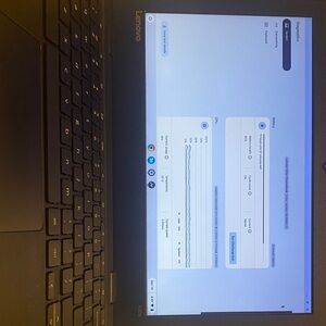 Lenovo Gray Laptop with Black Keyboard